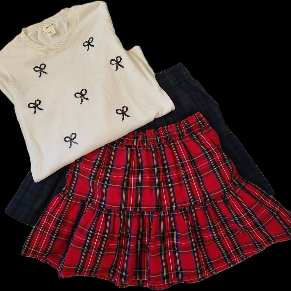 Girls Crewcuts Holiday Dress Outfit Size Large 10-11